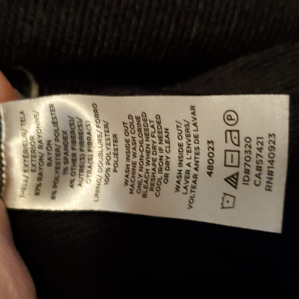 Gray short dress from LOFT, size 4P - Picture 4 of 4